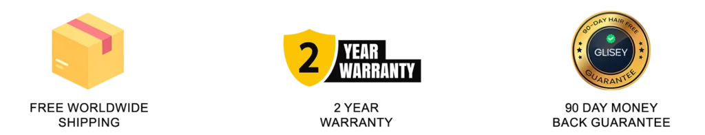 Glisey free shipping- 2 year warranty